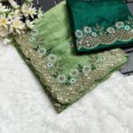 VT-572 KAVIYA-2 Premium Designer Gold Crush Saree